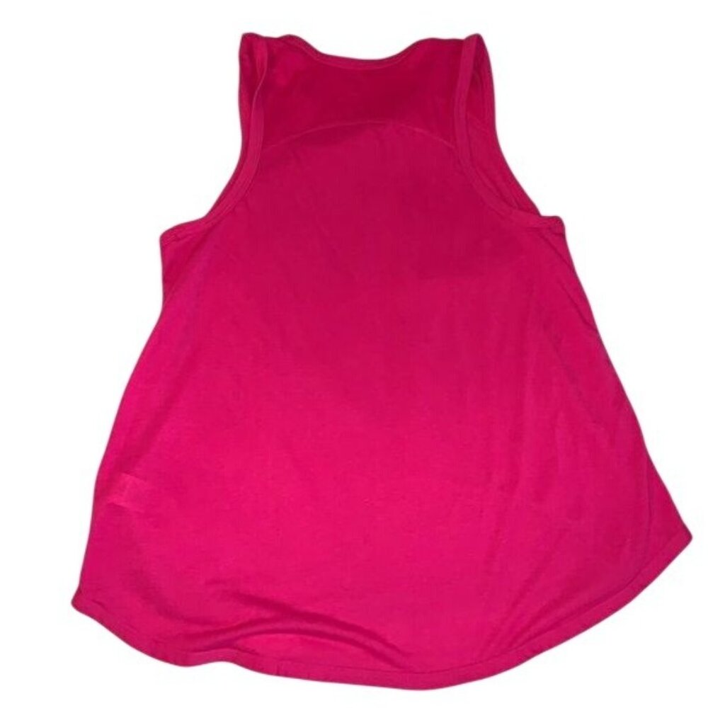 Athletic Works Womens Pink Sleeveless Tank Top L/G 12-14 Lightweight Activewear - Picture 3 of 5